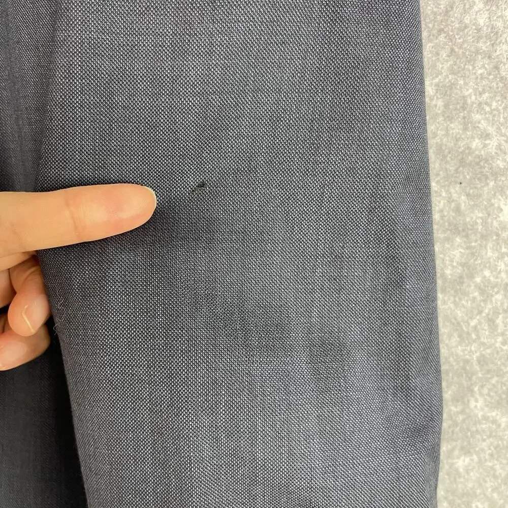 J Crew‎ Thompson Blazer Sport Coat Mens 42L Blue Wool 2 Button Preppy Career